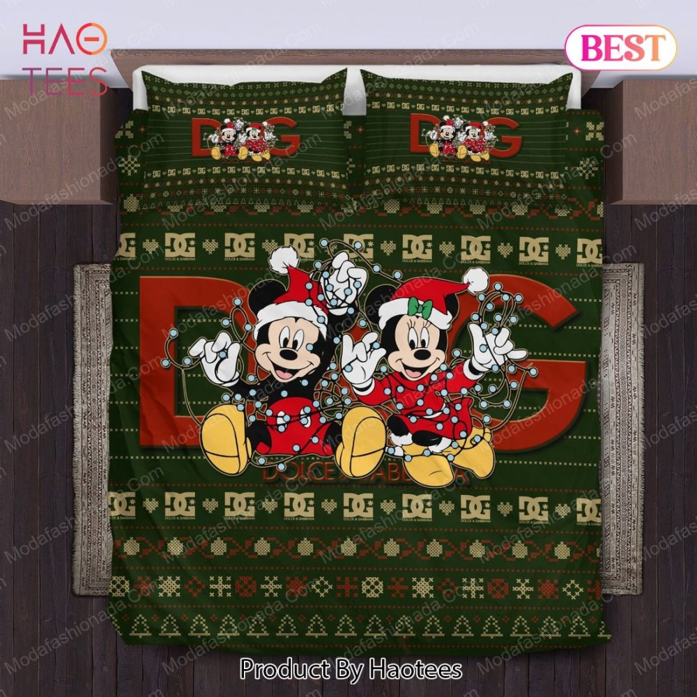 Mickey Minnie Dolce & Gabbana Christmas Bedding Sets Bed Sets, Bedroom Sets