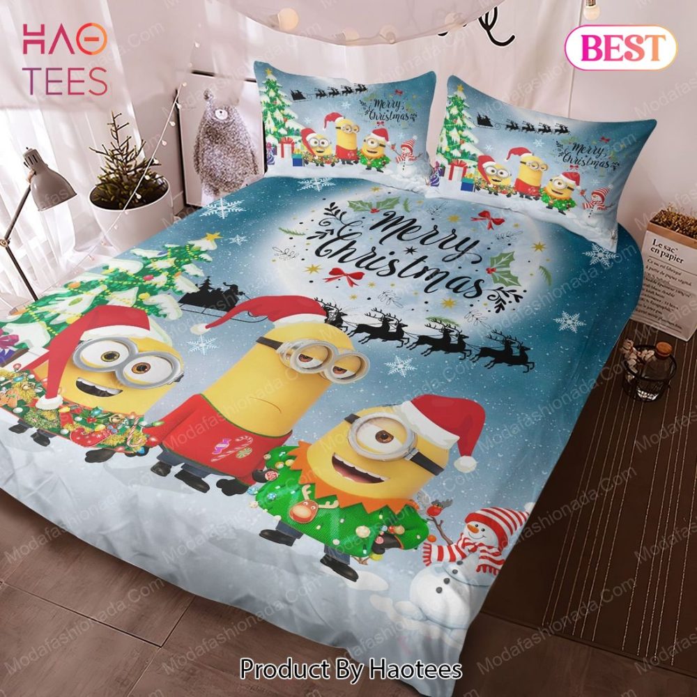 Minions Christmas Bedding Sets Bed Sets, Bedroom Sets - Image 2