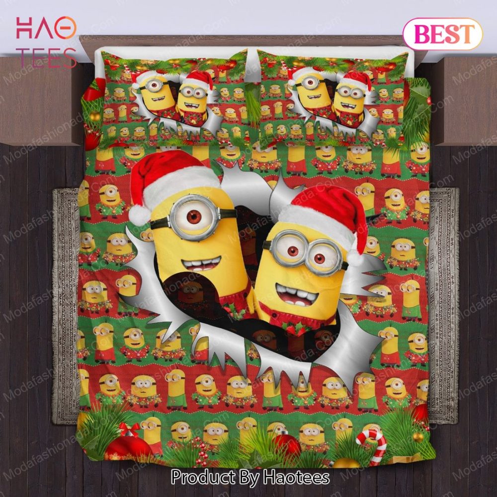 Minions Merry Christmas Bedding Sets Bed Sets, Bedroom Sets