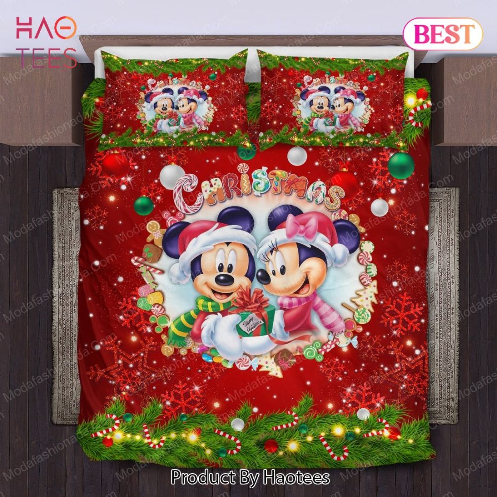 Minnie Mouse Merry Christmas Bedding Sets Bed Sets, Bedroom Sets