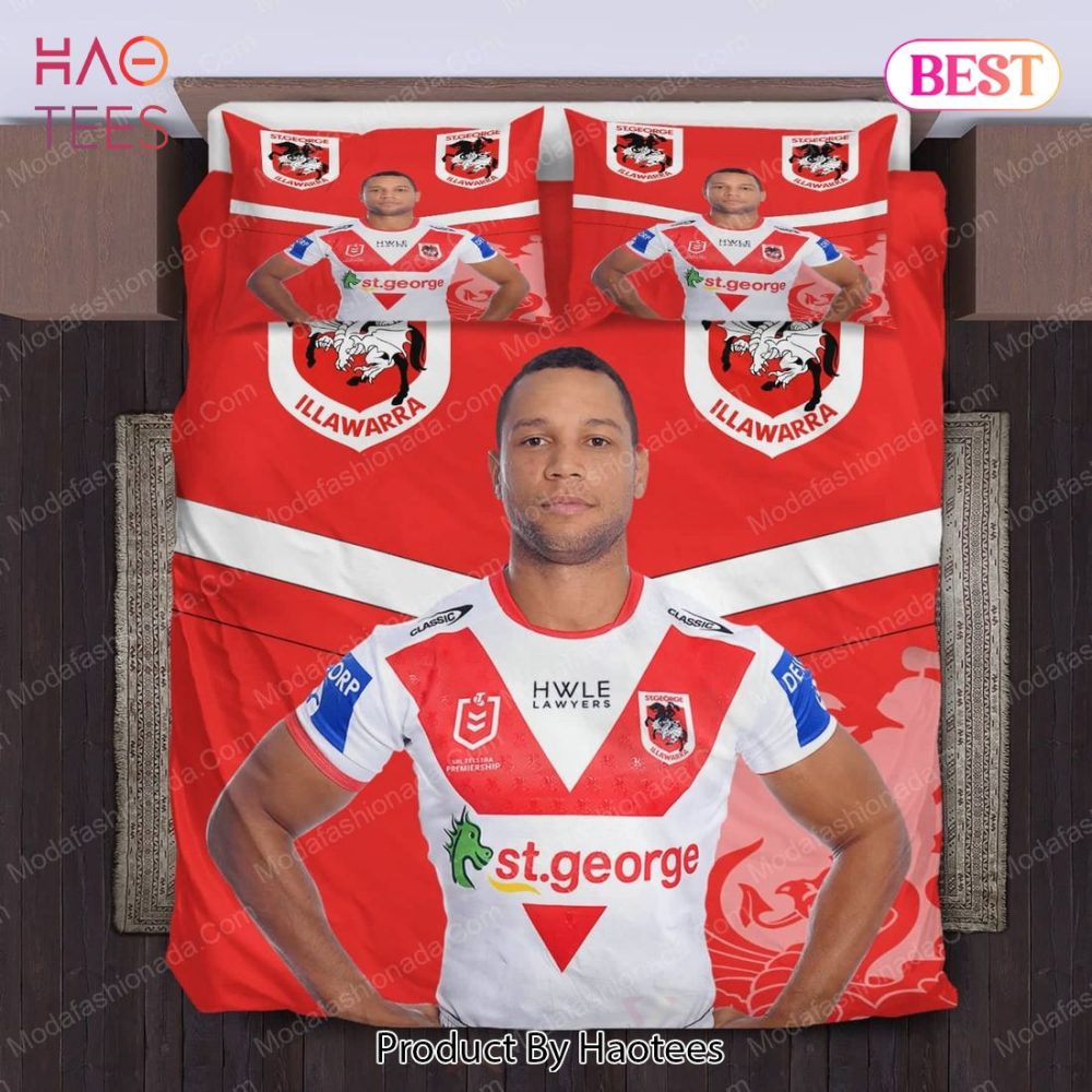 Moses Mbye St. George Illawarra Dragons Bedding Sets Bed Sets, Bedroom Sets - Image 2
