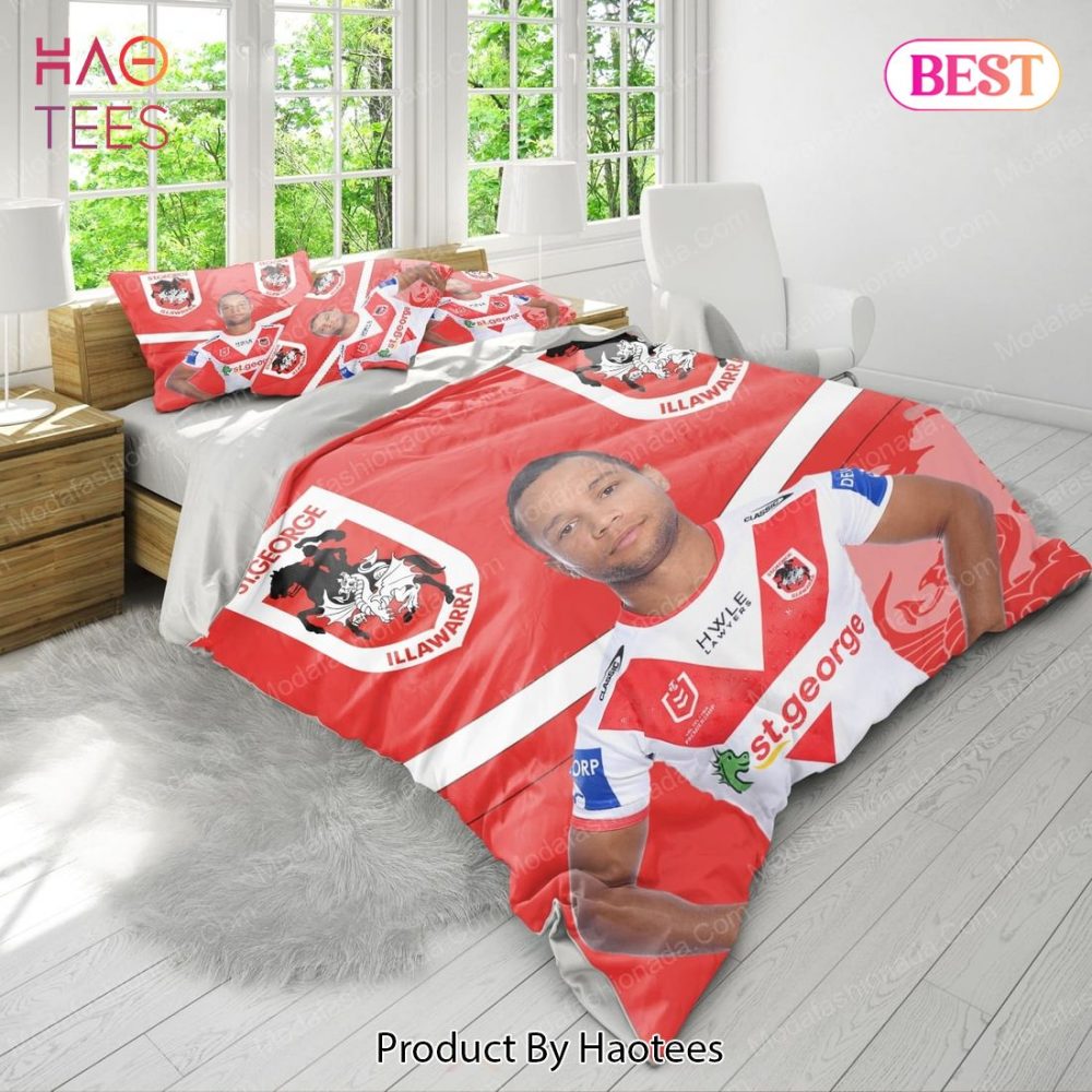 Moses Mbye St. George Illawarra Dragons Bedding Sets Bed Sets, Bedroom Sets - Image 3