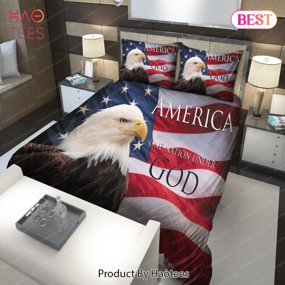 One Nation Under God American Eagle Bedding Sets Bed Sets, Bedroom Sets - Image 2