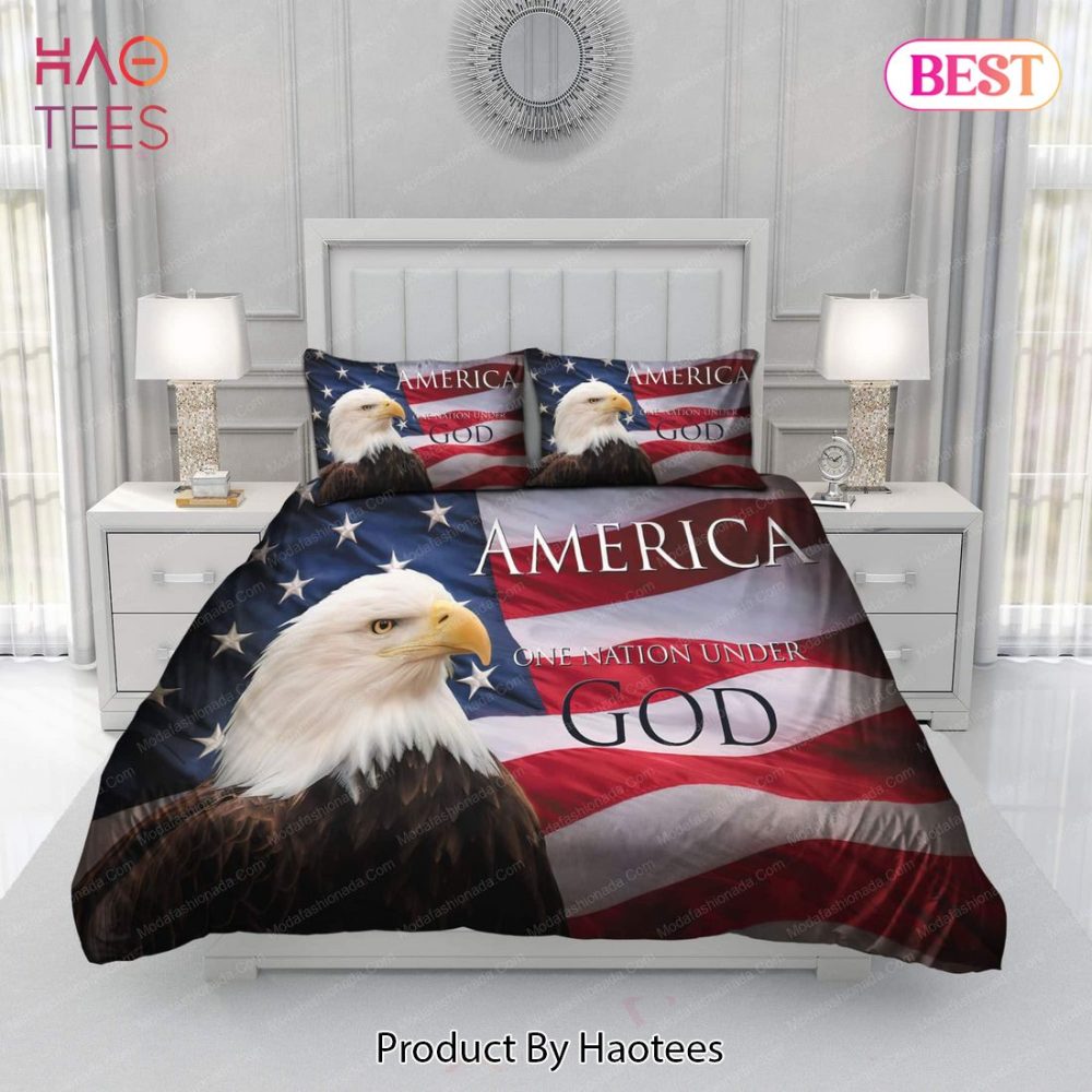 One Nation Under God American Eagle Bedding Sets Bed Sets, Bedroom Sets - Image 3