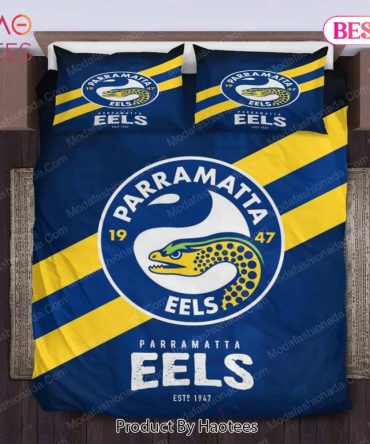 Parramatta Eels Logo Bedding Sets 01 Bed Sets, Bedroom Sets, Comforter Sets, Duvet Cover, Bedspread