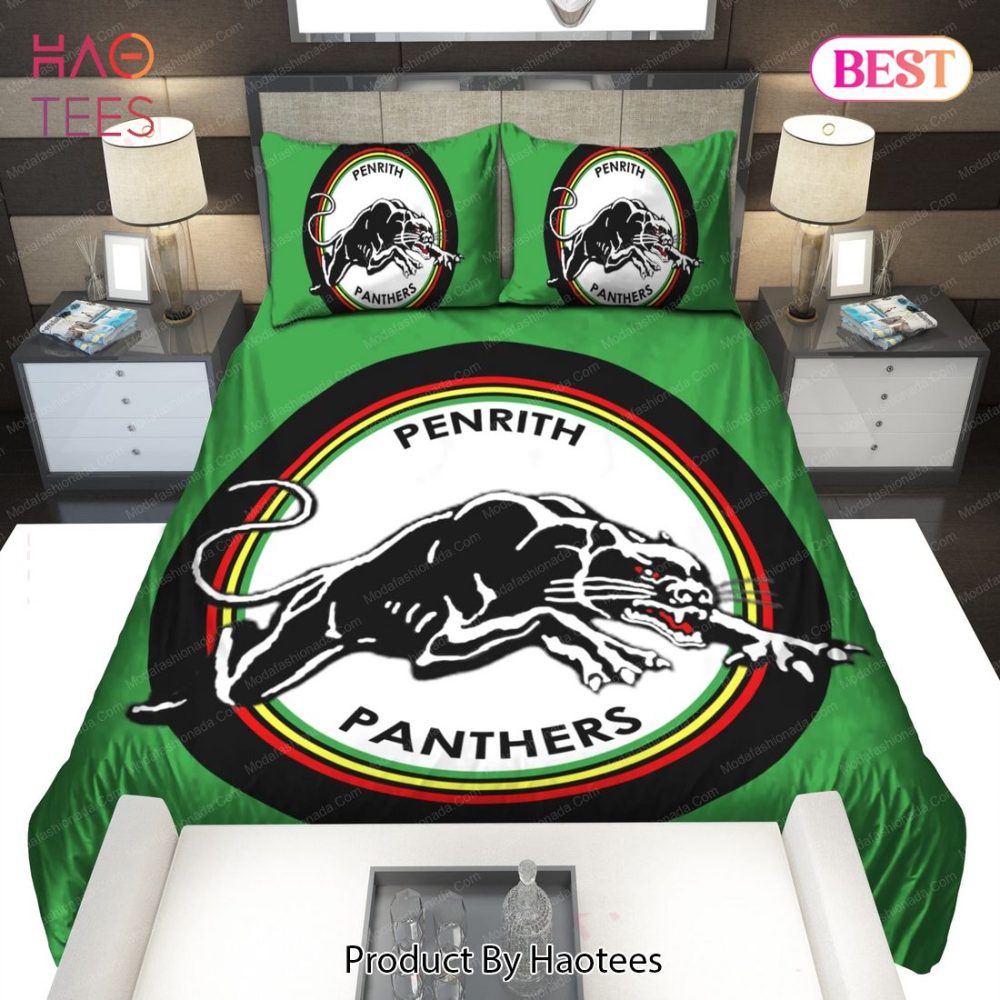 Penrith Panthers Logo 1991 Bedding Sets Bed Sets, Bedroom Sets - Image 3