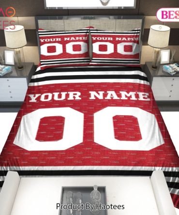 Personalized Hockey Custom Name And Number Bedding Sets Bed Sets, Bedroom Sets