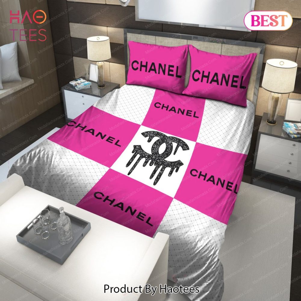Pink Chanel Bedding Sets Bed Sets, Bedroom Sets - Image 2