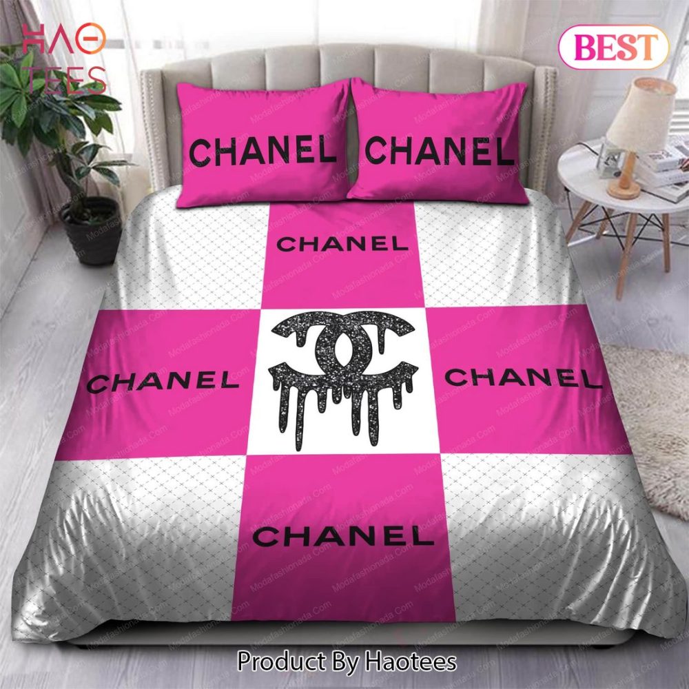 Pink Chanel Bedding Sets Bed Sets, Bedroom Sets - Image 4
