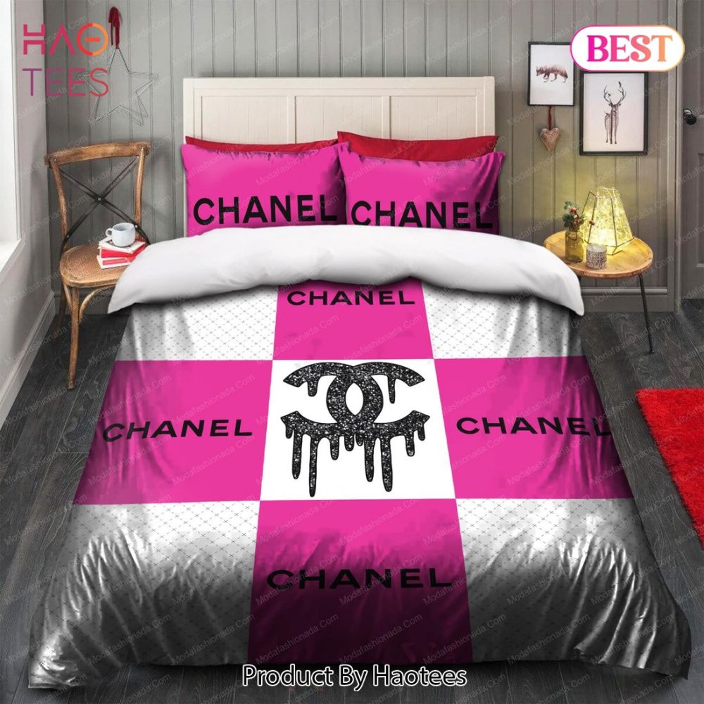Pink Chanel Bedding Sets Bed Sets, Bedroom Sets - Image 5