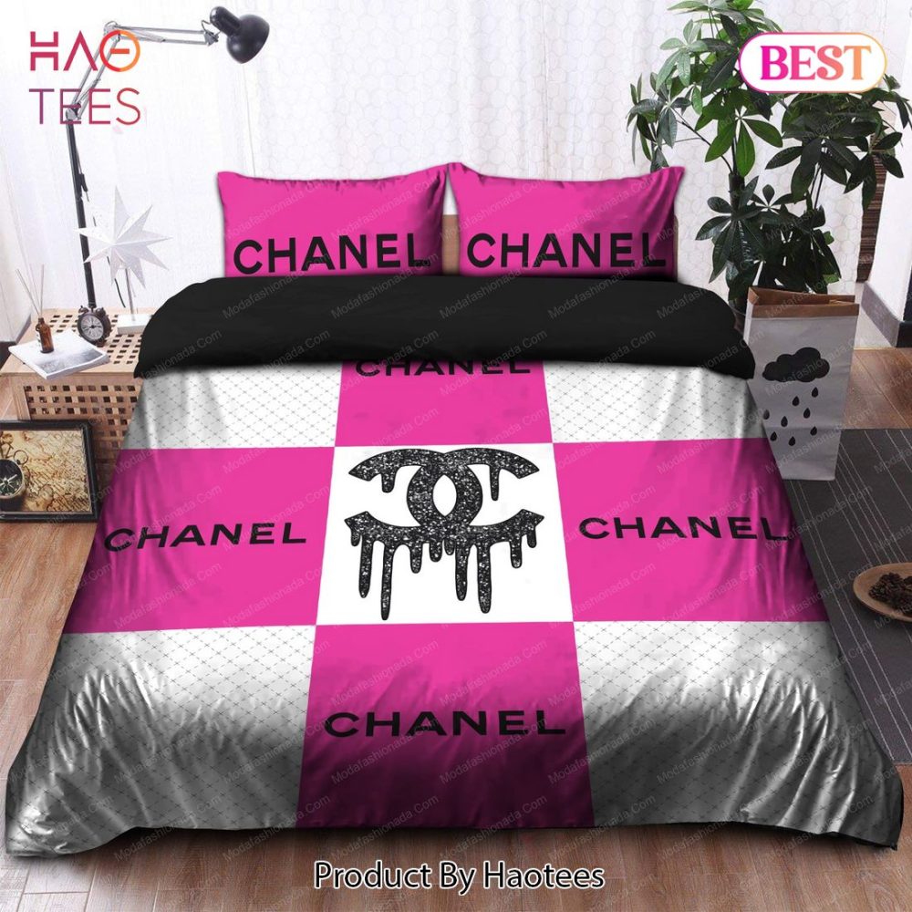 Pink Chanel Bedding Sets Bed Sets, Bedroom Sets - Image 6