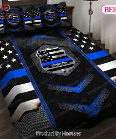 Police Badge Custom Name And Number Job 1 Bedding Sets Bed Sets, Bedroom Sets
