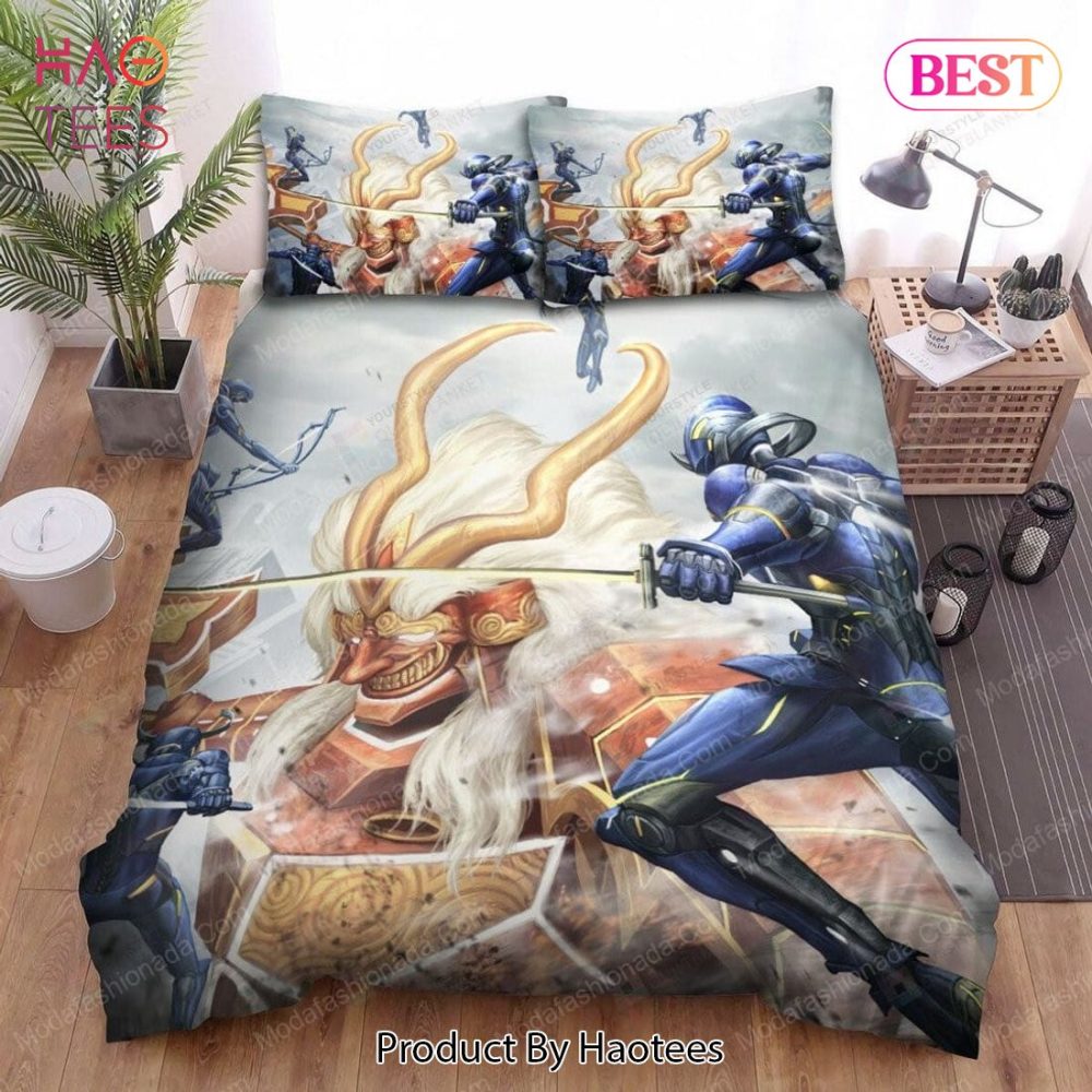 Robot Ninjas Attacking On Giant Samurai 116 Bedding Sets Bed Sets, Bedroom Sets
