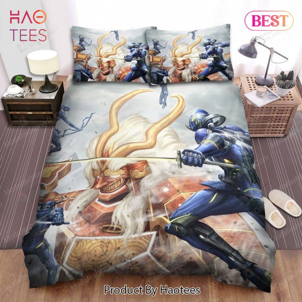Robot Ninjas Attacking On Giant Samurai 116 Bedding Sets Bed Sets, Bedroom Sets - Image 2