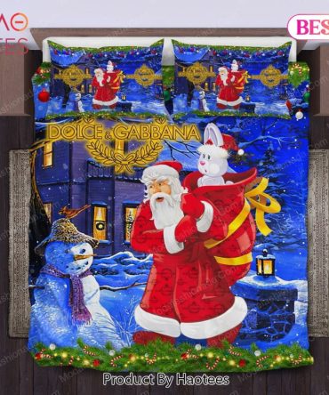 Santa Claus Dolce & Gabbana Merry Christmas Bedding Sets Bed Sets, Bedroom Sets