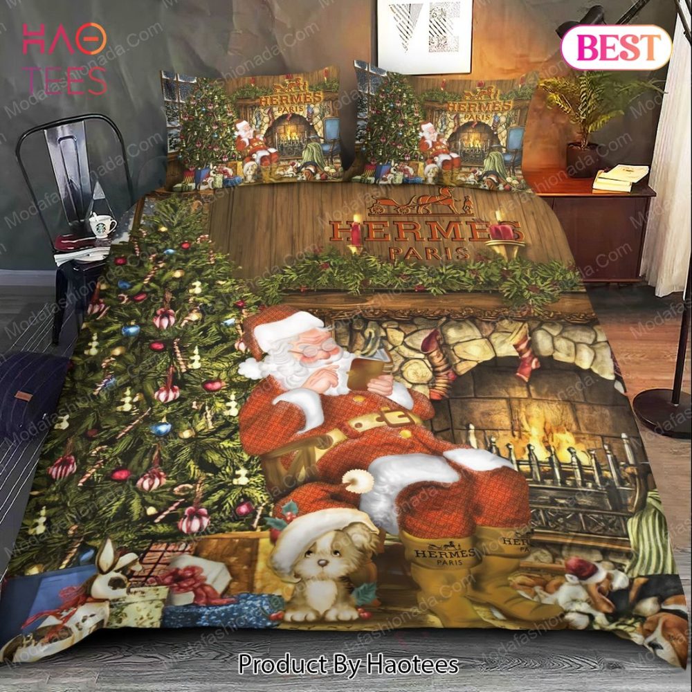 Santa Claus Herms Merry Christmas Bedding Sets Bed Sets, Bedroom Sets