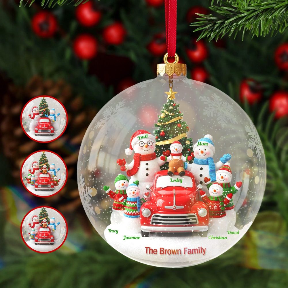 Family Togetherness - Personalized Christmas Ornament - Custom Gift For Families And Loved Ones - Image 2