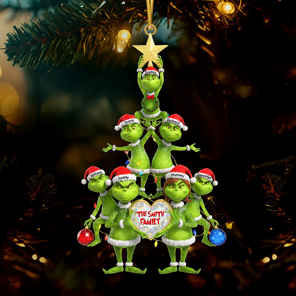 “Celebrate Family Togetherness” – Personalized Christmas Ornament – Custom Gift For Families, Friends & Loved Ones - Image 2