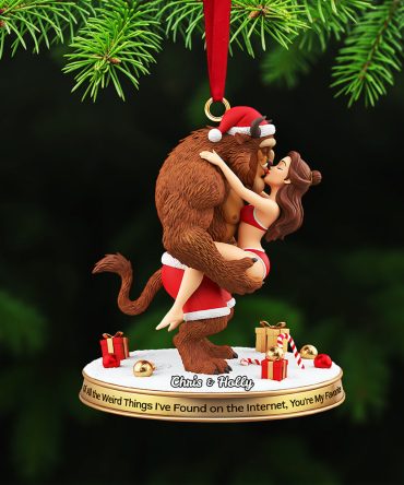 “You’Re My Favorite!” – Christmas Romance Couple Ornament , Personalized Gift For Couples