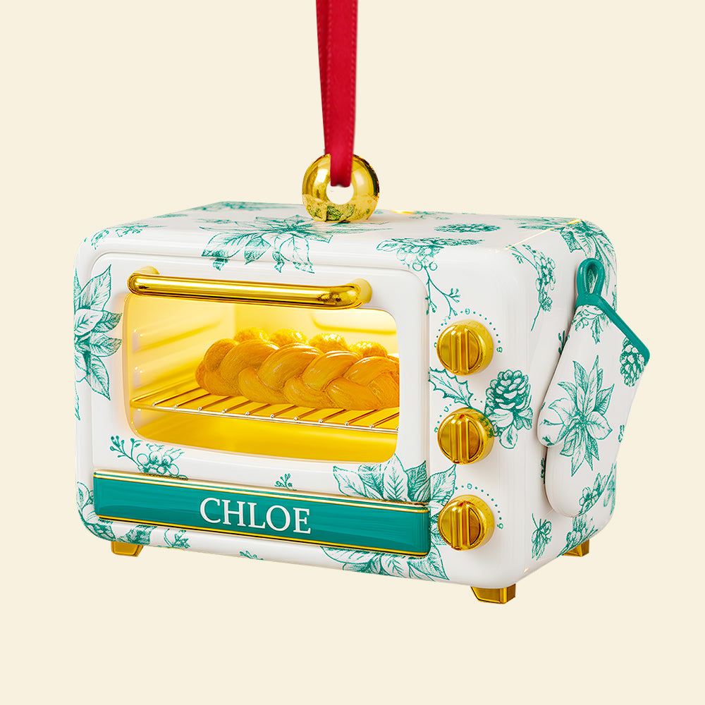 Bake The Joy! Personalized Baking Oven Ornament - Perfect Gift For Bakers - Image 3