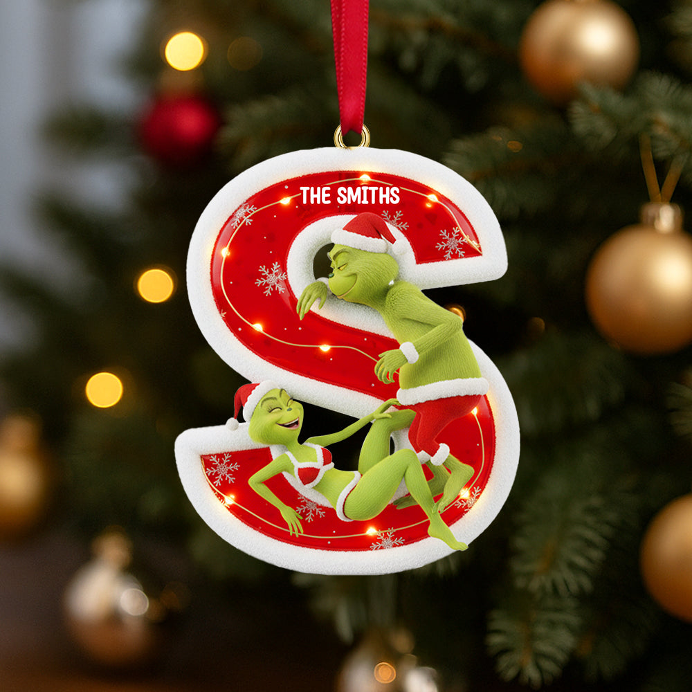 Celebrate Love This Christmas! - Custom Alphabet Letter Gifts - A Unique Ornament For Couples, Family & Friends - Image 3