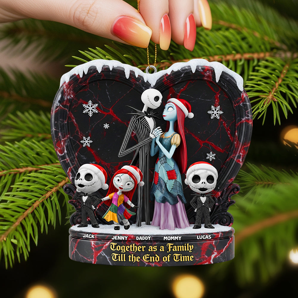 Together As A Family - Personalized Christmas Ornament For Loved Ones - Image 3