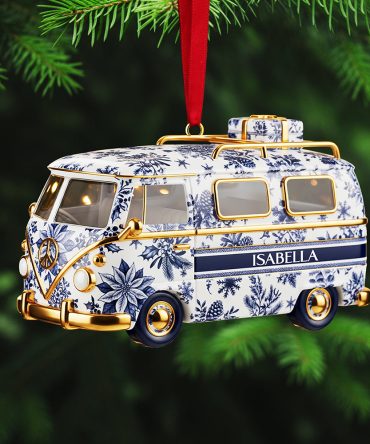 A Special Journey Awaits - Personalized Camper Van Ornament - Custom Gift For Friends, Family, And Adventurers