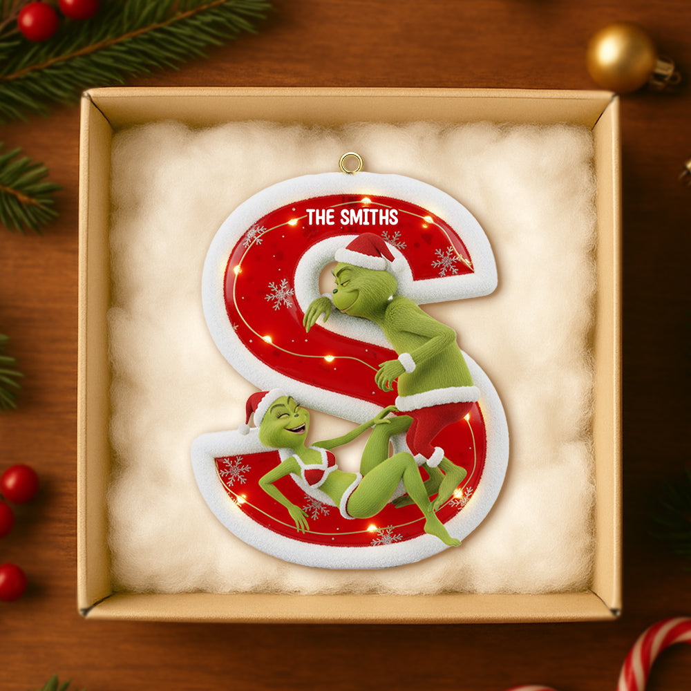 Celebrate Love This Christmas! - Custom Alphabet Letter Gifts - A Unique Ornament For Couples, Family & Friends - Image 4