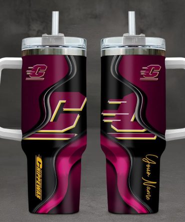 Central Michigan Chippewas Ncaa Custom Stanley Cup 40 Oz Tumbler With Handle