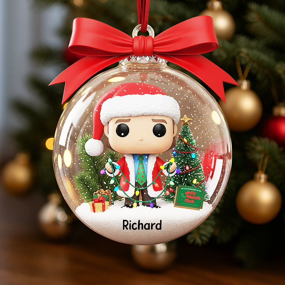 Celebrate The Joy Of Movies! - Personalized Funny Holiday Christmas Ornament - Custom Gift For Movie Lovers, Friends, And Family - Image 3