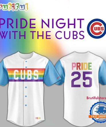 Chicago Cubs 2025 Pride Night Baseball Jersey