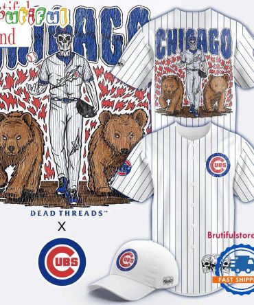 Chicago Cubs Dead Threads 2025 Baseball Jersey