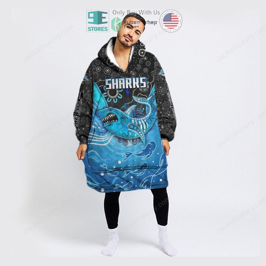 Best Cronulla Sharks Hooded Blanet Hoodie