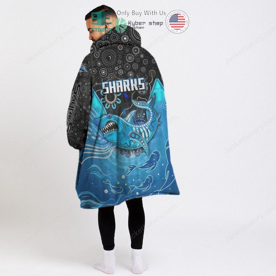 Best Cronulla Sharks Hooded Blanet Hoodie - Image 2