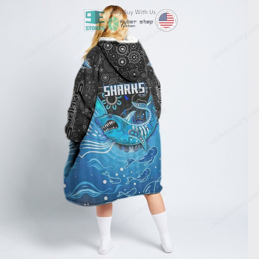 Best Cronulla Sharks Hooded Blanet Hoodie - Image 4