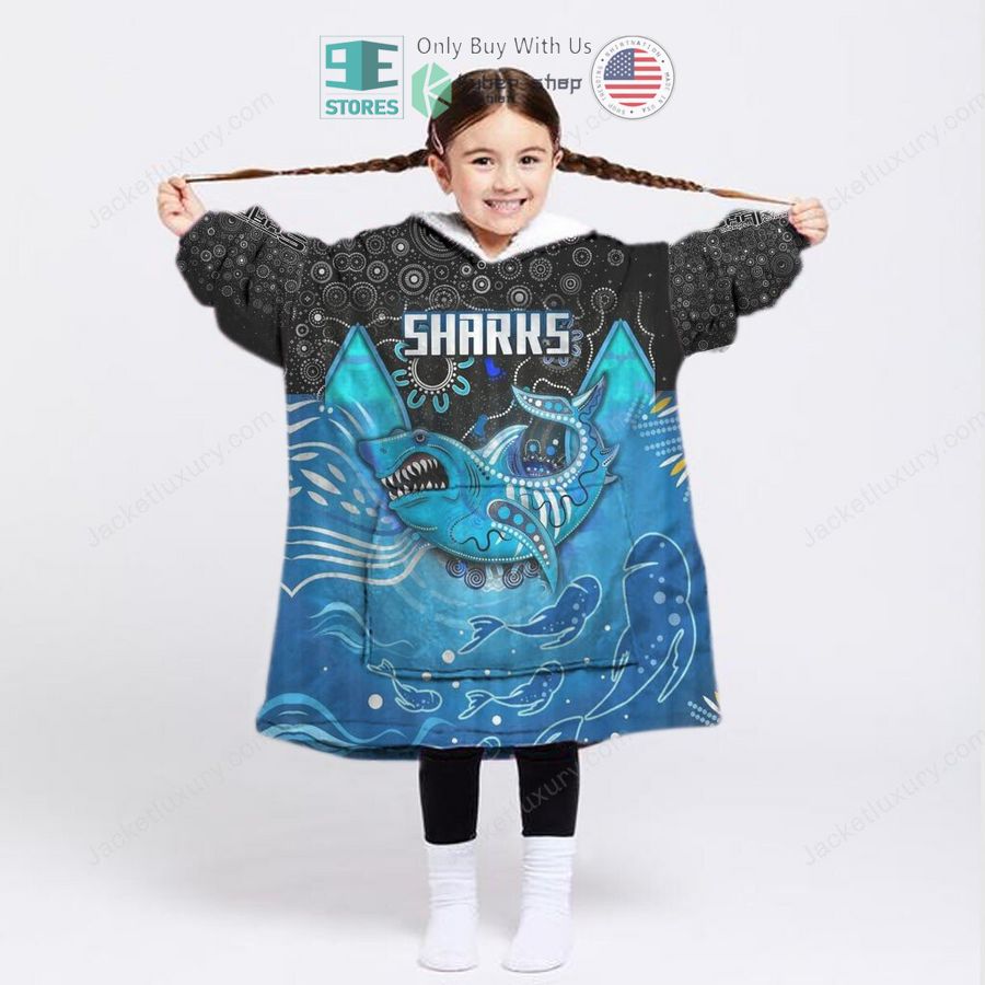 Best Cronulla Sharks Hooded Blanet Hoodie - Image 7