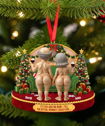 It'S You And Me, Babe - Personalized Christmas Ornament For Couples