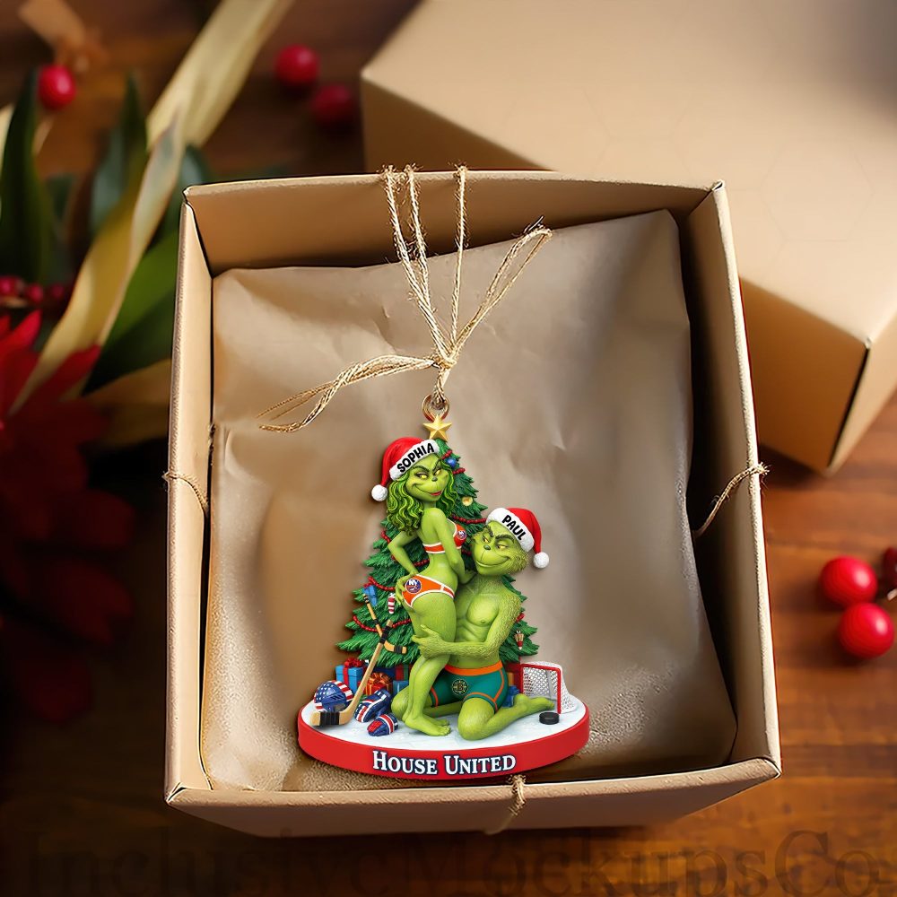 House Divided But Our Love United - Personalized Christmas Ornament For Couples - Image 3