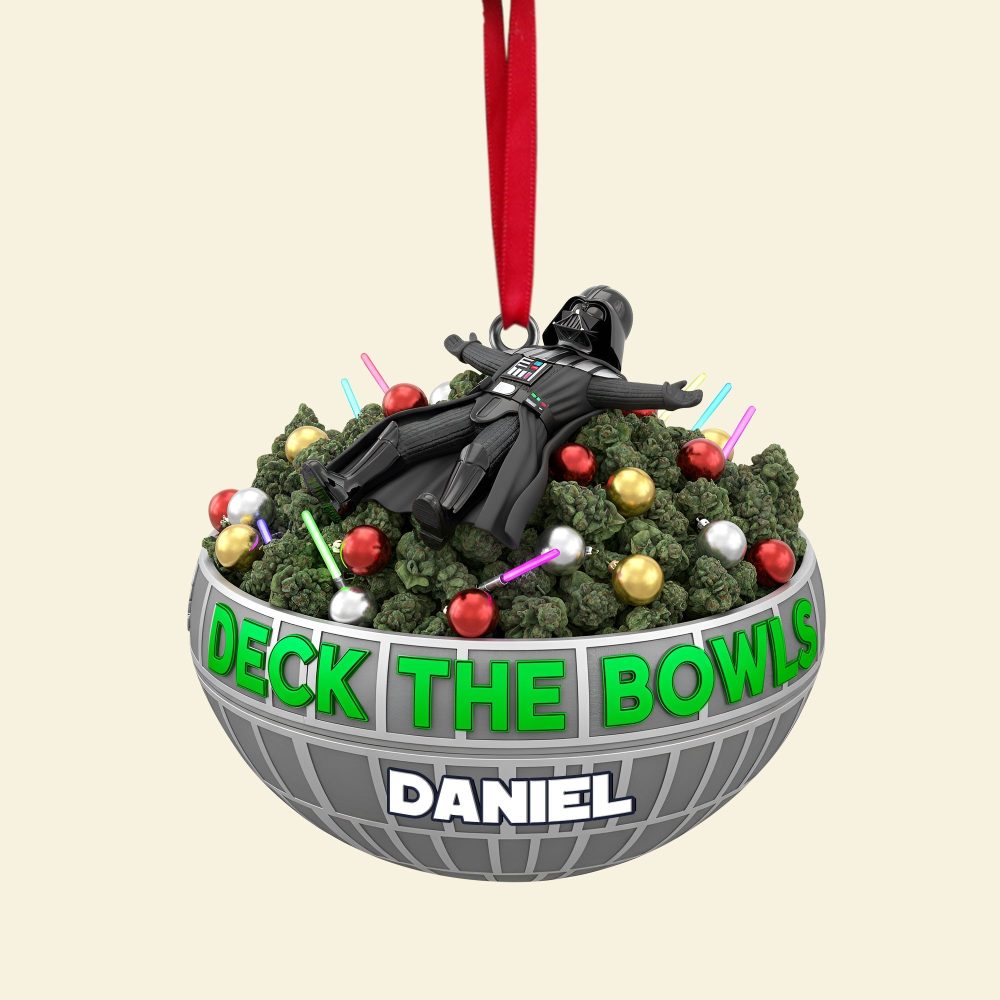 Deck The Bowl Ornament - Personalized Gift For Stoners - Image 6