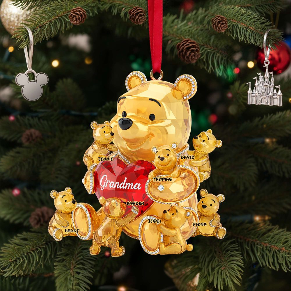Special Love From Grandkids Ornament - A Personalized Gift For Grandma - Image 3