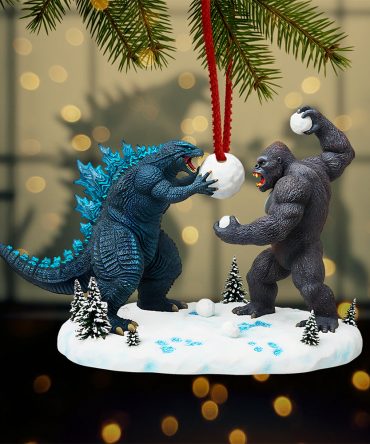 Let The Fun Begin - Fun Snowball Fight Christmas Ornament - Personalized Gift For Fans