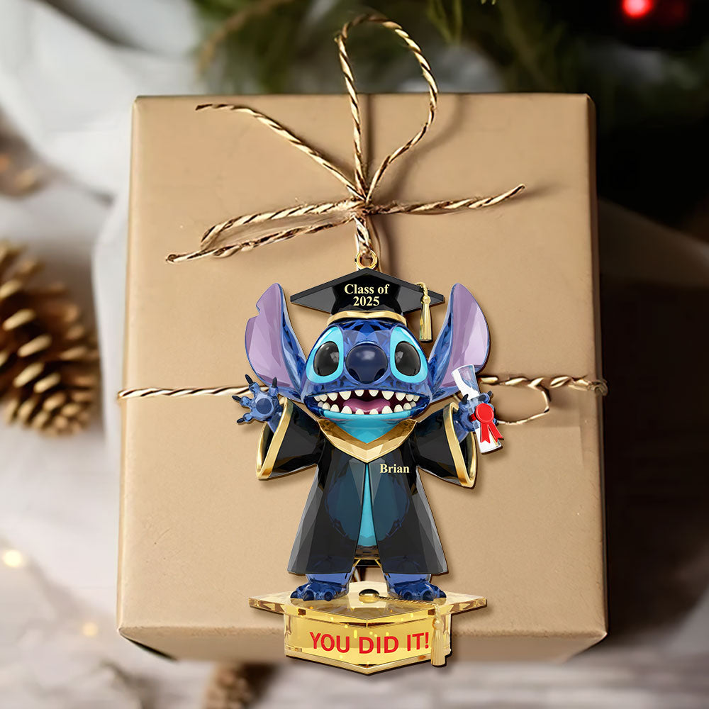 Celebrate Achievements With Our Cute Monster Graduation Ornament - Personalized Gift For Graduates - Image 5