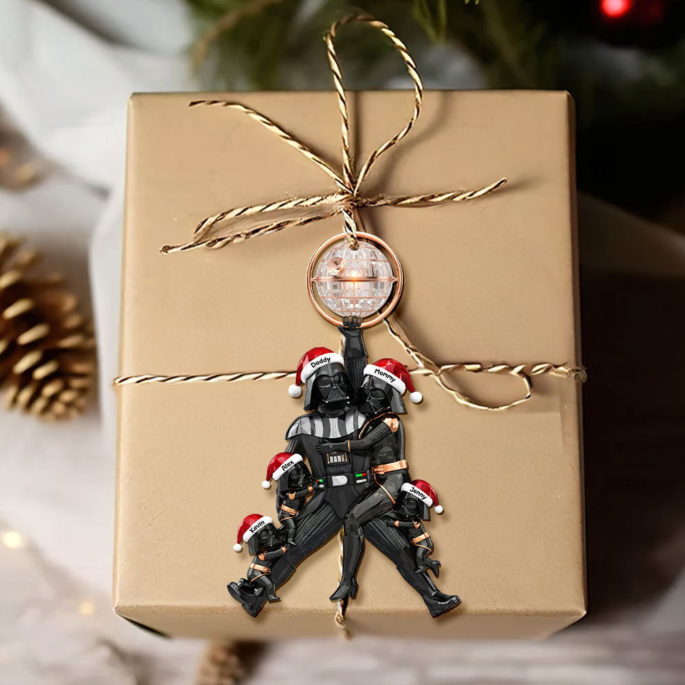 “Celebrate Your Family’S Cosmic Connection” - Personalized Cosmic Family Tree Ornament - Custom Gift For Family Members - Image 2