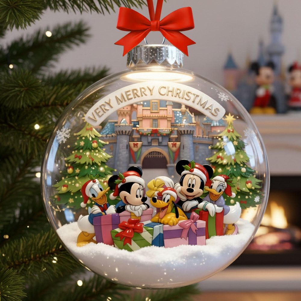 Very Merry Christmas, Celebrate The Season! - Cute Merry Christmas Acrylic Ornament - Personalized Gift For Friends, Family, And Loved Ones
