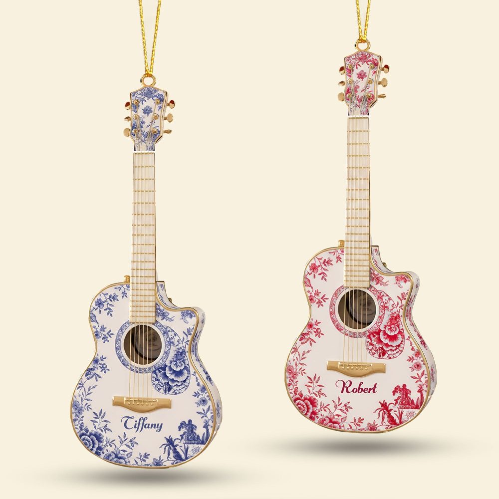 Strum Your Memories: Personalized Guitar Ornament - Perfect Gift For Music Lovers - Image 4
