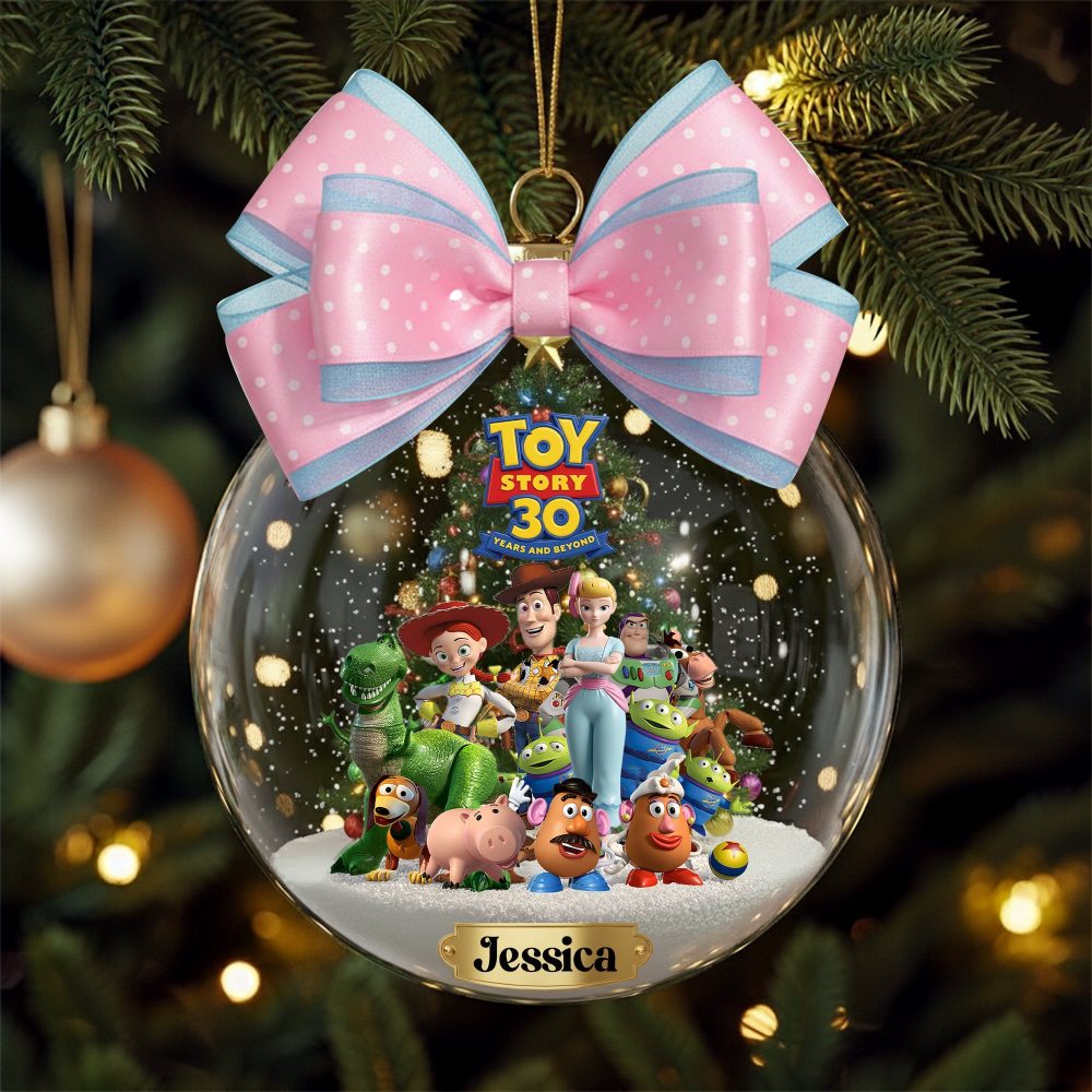 Celebrate 30 Years Of Adventure – Personalized Toy Story Ornament - Perfect Gift For Disney Fans