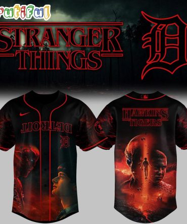 Detroit Tigers 2025 Stranger Things Baseball Jersey