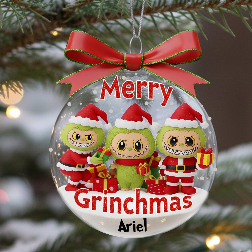 Bring Joy This Holiday Season With Our Cute Xmas Monster Ornament - Personalized Christmas Gift For Friends, Family, Kids - Image 4