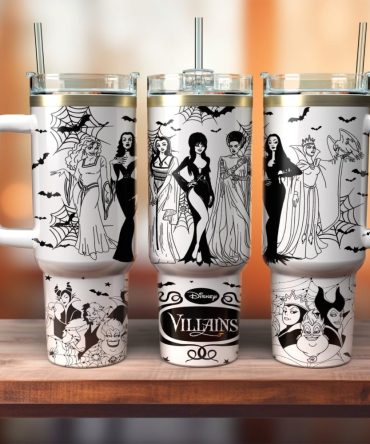 Disney Villains Cartoon Custom Stanley Cup 40 Oz Tumbler With Handle