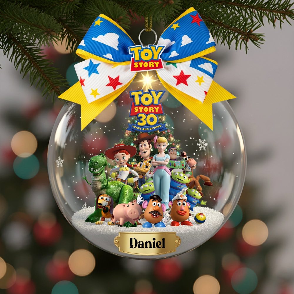 Celebrate 30 Years Of Adventure – Personalized Toy Story Ornament - Perfect Gift For Disney Fans - Image 4